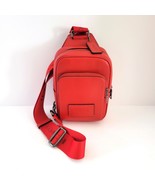 Coach CX071 Racer Sling Pack Leather Messenger Bag Bold Red - €126,12 EUR