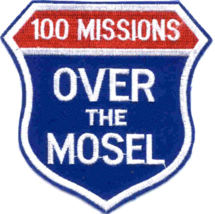 3.5&quot; AIR FORCE 100 MISSION OVER MOSEL EMBROIDERED PATCH - £23.58 GBP