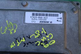 09-11 Honda Civic 1.8L MT ECU PCM Engine Computer Ignition Switch 37820-RNA-A22 image 2