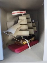 British Small Double Decker Handcrafted Wooden Model Ship - £26.07 GBP