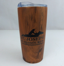 St. Joseph Missouri Pony Express Rider Design Souvenir Travel Coffee Cup - $14.84