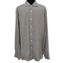 Polo Ralph Lauren RL Twill Black Plaid Check Button Up Shirt Size XL - £22.74 GBP