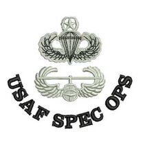USAF SPEC OPS Parachutist Jump Wings Air Assault Embroidered Polo Shirt - $34.95