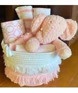 Rosebud Elephant Baby Gift Basket - £55.28 GBP