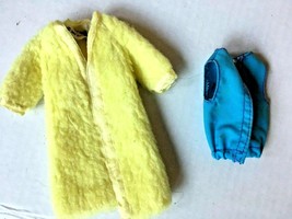 Vintage Barbie Skipper vest and robe or coat SKU 049-87 - $6.88