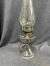 Rare Patented 1911 Antique EAPG Magnesium Glass Oil Finger Lamp Scovill Burner - £136.51 GBP