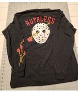 DGK  Long Sleeved Mens Large Black Tshirt With Ski Mask Jason And Roses - $474.79 MXN