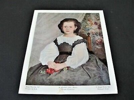 A Young Girl by Renoir, Artext Print No. 737 -1950’s Reproduction. - £8.67 GBP