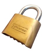 Combination Padlock 2&quot; inch Master Lock No 175D Used WORKING w Combo - $17.38 CAD