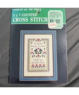 Designs From The Needle Of All The Things Counted Cross Stitch Sampler C... - $13.58 CAD