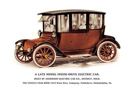 A Late Model Inside-Drive Electric Car - £16.00 GBP