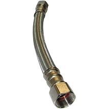 Plumb Pak PP888-3LF Water Heater Connector, 3/4 in, Fip, 18 in L, Stainless - $29.92