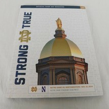 Notre Dame Football Official Game Day Magazine Northwestern 15 November 2014 - £3.75 GBP