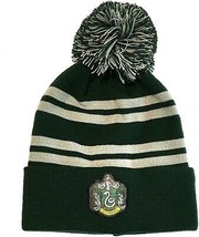 Harry Potter Berretto Pom-House Slytherin Taglia Unica Cappello Verde - £18.70 GBP