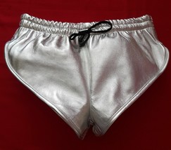 Silver Lamb Leather Nappa Men shorts / elastic band Waist 32-34-36-38-40... - $53.99
