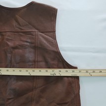 Rom-Blanexim Men’s Brown Leather Romanian Vest Size 54 image 7