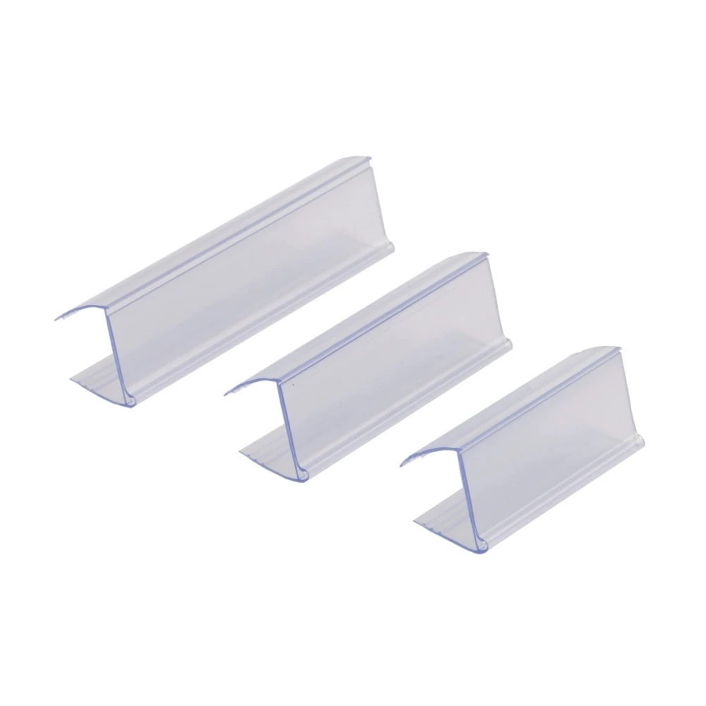 6cm X 2.25cm Glass Wood Shelf Edge Grip Strip Shelf Talker Pvc Pop Displ - £12.69 GBP+