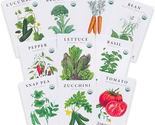 Sereniseed Certified Organic Vegetable Seeds (10-Pack) – Non GMO, Open P... - £16.00 GBP