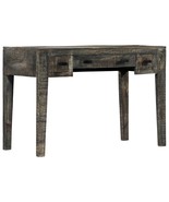 Mango Wood Rectangular Desk by vidaXL, Solid, 60x30 inches - $5,494.82 MXN