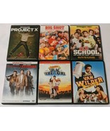 Project X, Big Shot, Old School, Pineapple Express, Van Wilder... 6 DVD Lot - £9.95 GBP