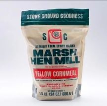 Marsh Hen Mill Yellow Cornmeal - Premium Gourmet Cereal for Baking, Fryi... - £10.82 GBP