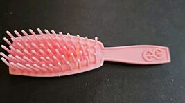 Vintage EG Americas Doll Maker Pink Hairbrush 5in Made In Hong Kong - $20.47 CAD