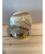 Billy Martin &amp; Joe Torre Manager Legends Signed Autographed Spalding Bas... - £91.15 GBP