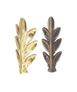  Set of Vintage Brass Olive leaf Corner Protector Shelf Cabinet Furnitur... - $51.90 CAD+