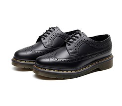 British Style Spring Retro Split Leather Women&#39;s Brogue Shoes Female Perforated  - £148.03 GBP