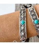 Aztec Boho Western Concho Stretch Bracelet Diamond Shape Bar - €15,30 EUR Aztec Boho Western Concho Stretch Bracelet Diamond Shape Bar - €15,30 EUR