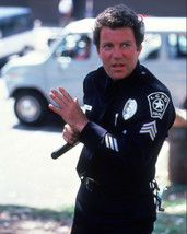 William Shatner in T.J. Hooker holding police truncheon 16x20 Canvas Giclee - £55.19 GBP