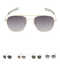 Mens Gradient Aviator Sunglasses Gold Frame UV400 Classic Retro Driving ... - $348.74 MXN