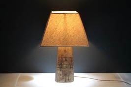 Mid century brutalist pottery table lamp. Bernard Rooke Studios - £108.87 GBP