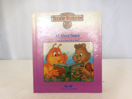 Teddy Ruxpin The Story of All About Bears HC Book ONLY Vintage 1985 - £4.70 GBP