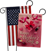 Beautiful Mother Day Burlap - Impressions Decorative USA Applique Garden Flags P - £28.04 GBP