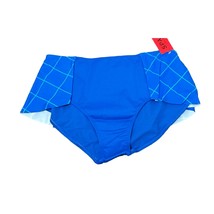 SPANX Women&#39;s Flirty Skirted Swim Bottom 2653 electric blue geo size 12 New - £28.30 GBP