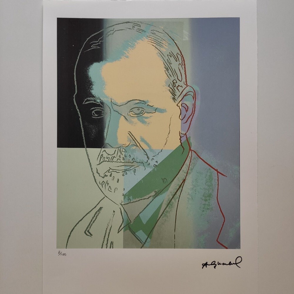 Lithographie Andy Warhol - Cat Sam - Signée Avec Certificat Leo Castelli