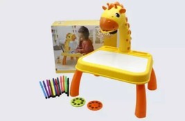 Children LED Projector Drawing Board Painting Table Desk Montessori Educational - £22.22 GBP