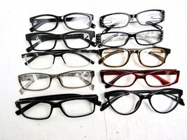 +1.50, LOT OF 10 Used Reading Glasses Readers Fashion Eyeglasses.   5/23 - $19.75