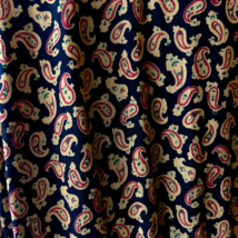 38 - YSL Yves Saint Laurent Rive Gauche 90s Vintage Paisley Print Dress ... - $450.00