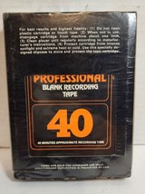 8 Track BLANK Sound Recording Tape - 40 Minutes -  New Factory Sealed - £9.15 GBP