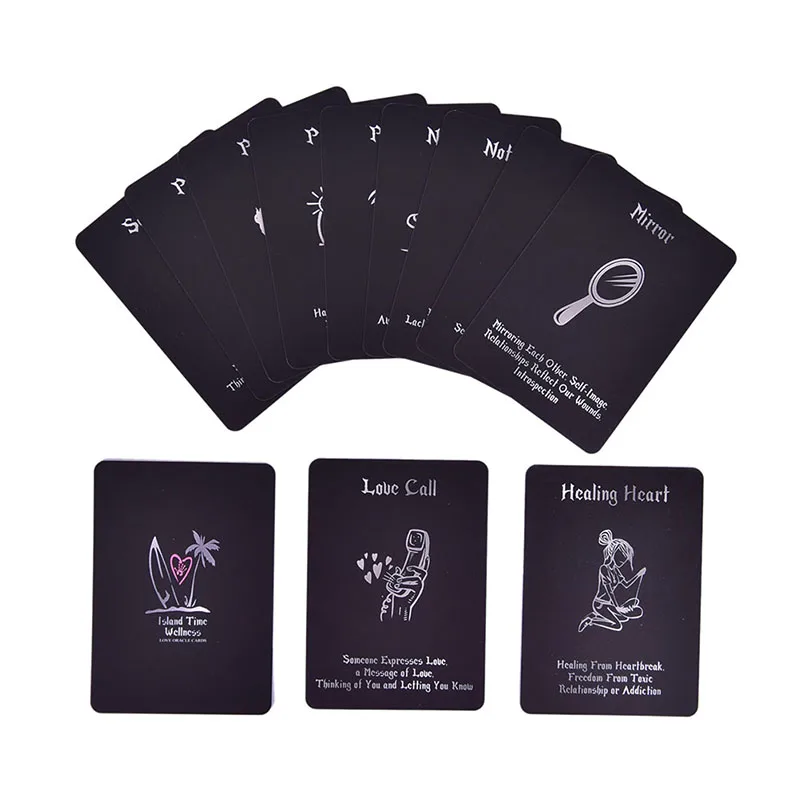 Sporting 54 Island Time Wellness Love Oracle Cards Tarot Card Divination Board G - £18.44 GBP