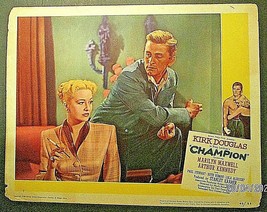 KIRK DOUGLAS: (CHAMPION) ORIG,1949 MOVIE LOBBY CARD (CLASSIC ICONIC FILM) - $158.40