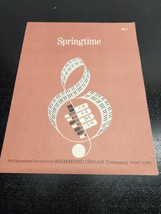 Springtime Sheet Music for Organ Hammond Organ Company - $8.38