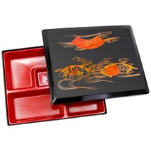 Japanese Bento Box With Lid, Adult Lunch Box Japanese Sushi Tray Lunch Box Plast - £30.26 GBP