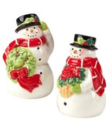 Snowman 37336 Holiday Magic 3D Ceramic Salt &amp; Pepper Shakers Set Susan W... - $433.52 MXN