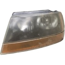 Driver Headlight Smoke Tint Dark Background Fits 99-02 GRAND CHEROKEE 449620 - £56.63 GBP