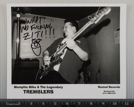 Memphis Mike Tremblers Autographe Signé 8x10 B&amp;w Promo Promotionnel Phot... - $61.31