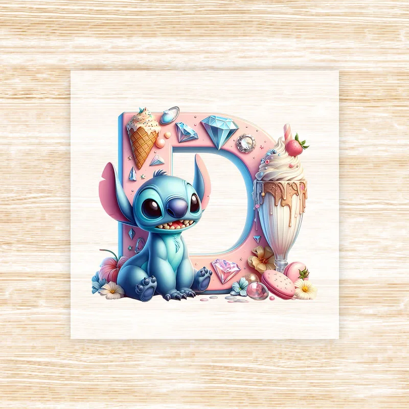 Disney Lilo Stitch Heat Transfer Sticker Adult Kids T-shirt -5-8cm SDZ-2946 - €2,85 EUR