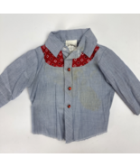 Kid Kountry Western Art  Pearl Snap Cowboy Vintage Infant XS 12-14 LBS -... - $187.20 MXN